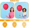 100 Pack Colorful Rainbow Balloons (12 Inch) – 10 Bright Assorted Colors Latex Balloons with Bonus Confetti – Bulk Party Decorations for Kids Birthday, School Carnival, Pride Events & Summer Festivals – Thickened Helium Grade Balloon Set